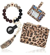 Sunpour Wristlet Wallets for Women Cute Keychain Wallet with AirTag Holder RFID Small Credit Card...