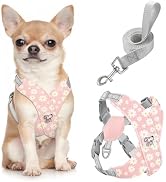 Pawaboo Small Dog Harness and Leash Set, Puppy Harness X-Frame No Pull No Choke, Dog Vest Harness...