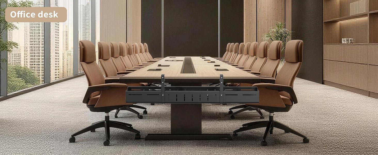 cable management under desk tray
