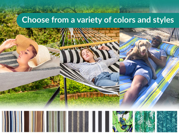 Choose from a variety of colors and styles