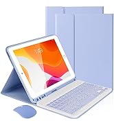 LAMA Wireless Keyboard Case with Mouse for iPad 10.2" 9th 8th 7th Generation, Detachable Bluetoot...