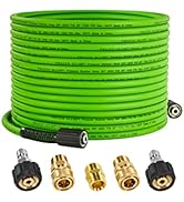 PWACCS Pressure Washer Hose for Power Washer – 3600 PSI Kink Resistant Pressure Washing Extension...