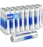 Awelov 24 Count AAA Batteries Alkaline Triple A Battery 1.5v Long-Lasting 10-Year Shelf Life Leak...