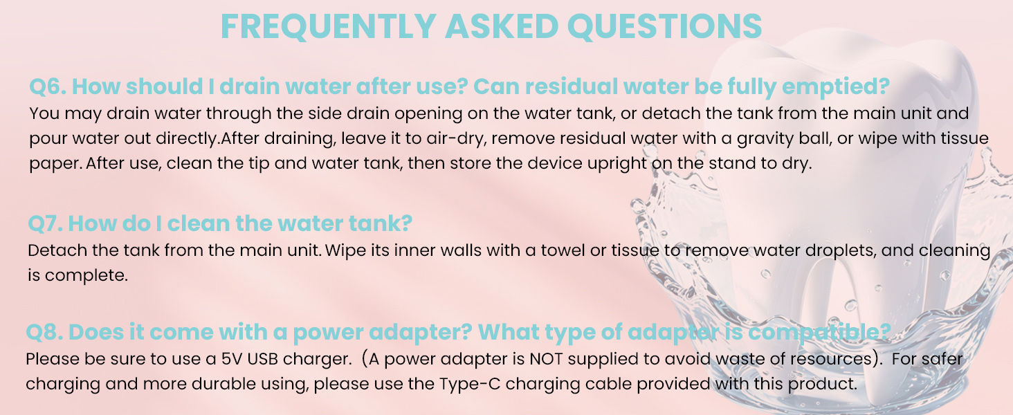 water flosser