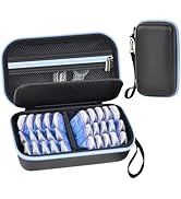 Daily Contact Lens Case Fits 30+ Disposable Daily Lenses, Portable Contact Lens Storage Organizer...