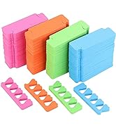 120pcs Toe Separators for Pedicure - Sponge Toe Separator for Nail Polish Party Nail Art Painting...