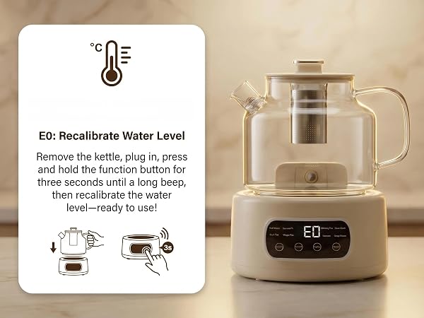 E0 Recalibrate Water Level