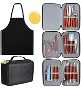 Blisstime Pottery Tools 42PCS Ceramic Tools, Pottery Tool Kit with Portable Case, Polymer Clay To...