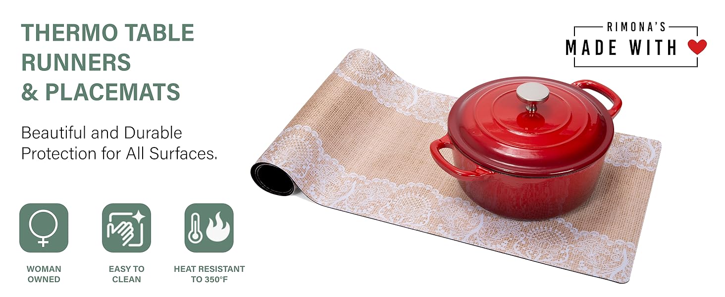Rimona's Thermo Heat Resistant Table Runner