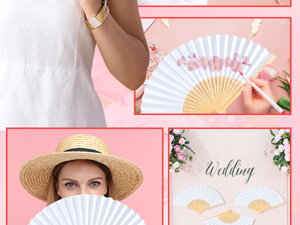 Handheld Paper Fans