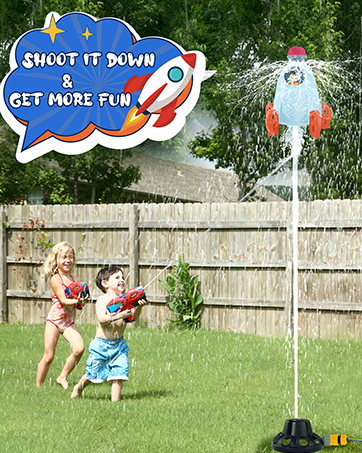Rocket sprinkler Toy for Kids