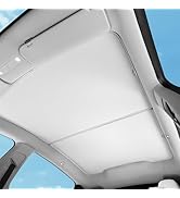 TOPABYTE Sunshade Roof for Tesla Model Y Juniper 2025 Upgrade Ice Crystal Foldable Car Glass Sunr...