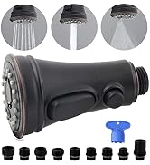 iFealClear Pull Down Spray Head 3 Modes for Kitchen Faucet, Kitchen Sink Faucet Aerator Sprayer N...
