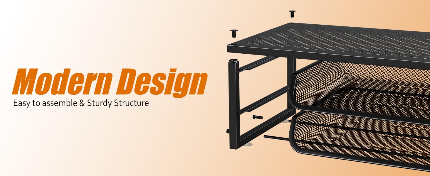 Monitor Riser with Drawers