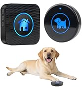 Dog Door Bell, Wireless Dog Doorbells for Potty Training – Dog Bells to Go Outside, Bell for Dogs...