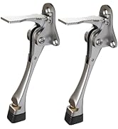 HOSOM Kickdown Door Stopper Heavy Duty, One Touch Adjustable Height Door Stop with Non-Slip Rubbe...