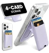 Shorogyt Compatible with Magsafe Wallet with Stand - Magnetic Wallets for iPhone 17/16/15/14/13/1...