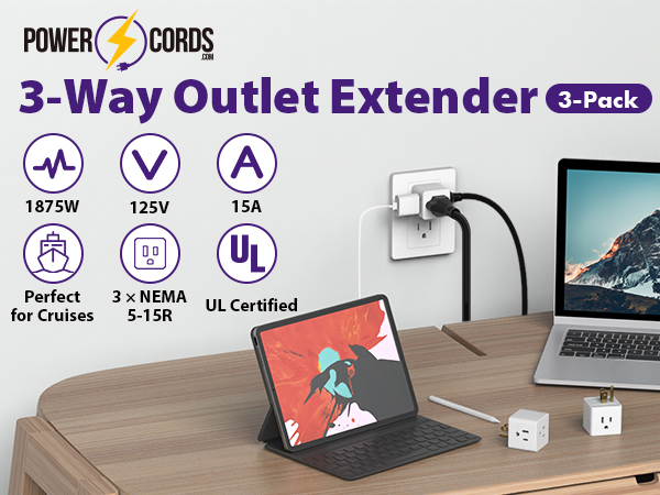 3-Way Outlet Extender