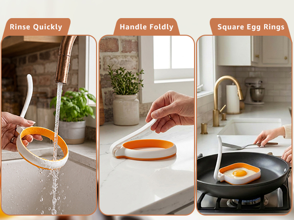 silicone egg rings
