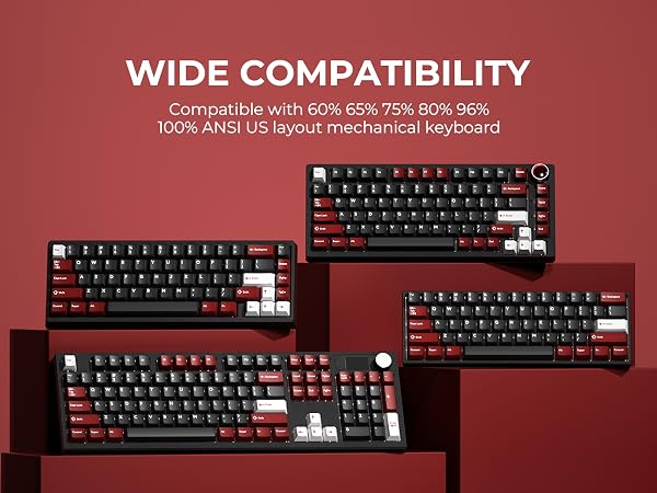 red keycaps