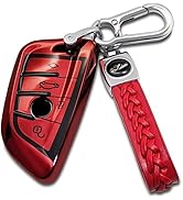 Creativity Suitable for BMW Key fob Cover. Advanced Soft TPU Key Box is Compatible with F30 F45 F...