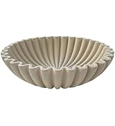 OAKOA Concrete Decorative Bowl - Organic Modern Home Decor Bowl - Decorative Objects - Cement Fru...