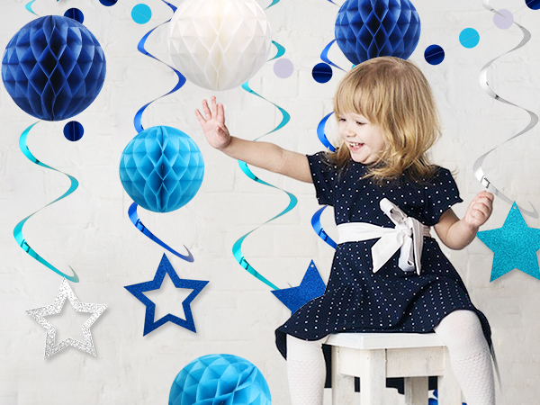 Blue Birthday Decorations