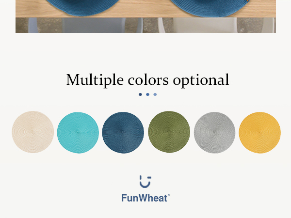 color placemats
