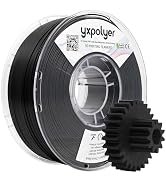 YXPOLYER Nylon Filament PA6 1KG 1.75mm Black High Speed Easy PA 3D Printing Filament with Heat Re...