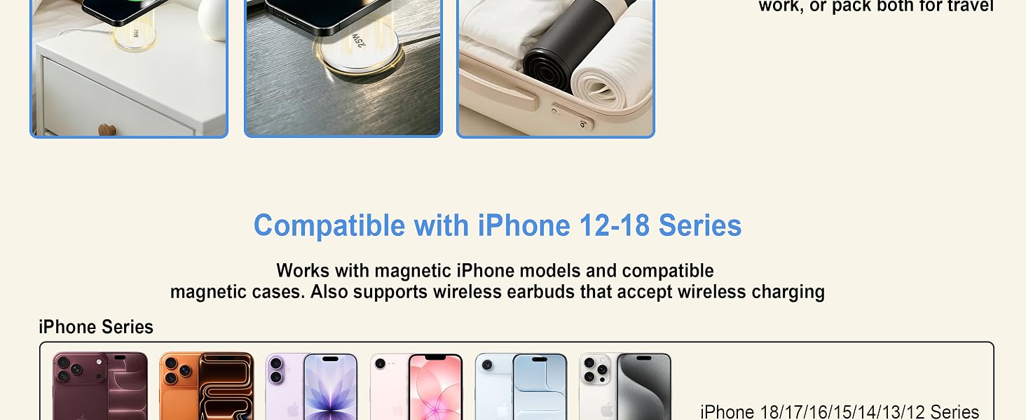 Compatible with iPhone 12-17 Series