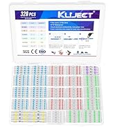 Kuject 320PCS Heat Shrink Wire Connectors, Waterproof Insulated Solder Seal Wire Connectors Termi...