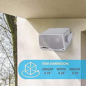 outdoor speakers;speaker;weather proof grill cover;waterproof speaker;stearo speakers;wall speaker