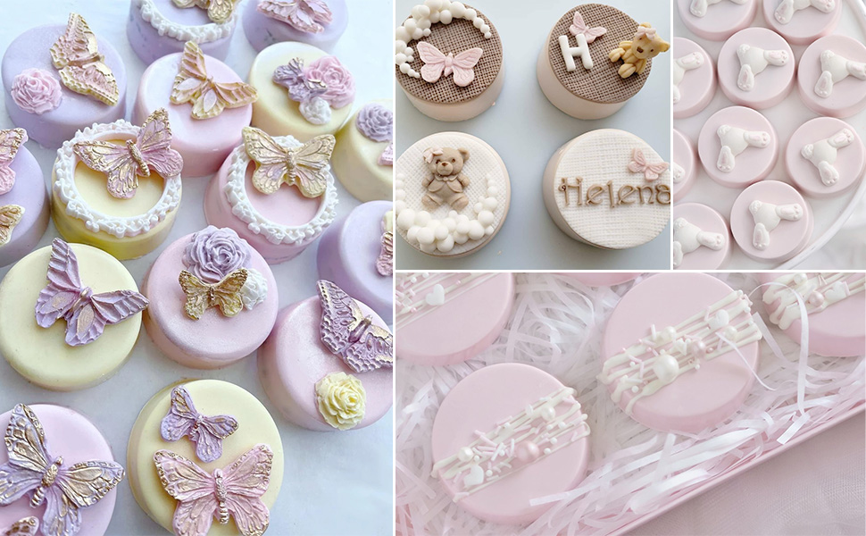 Round Chocolate Cookie Molds