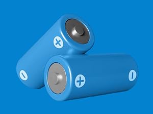 Powered with AA Batteries