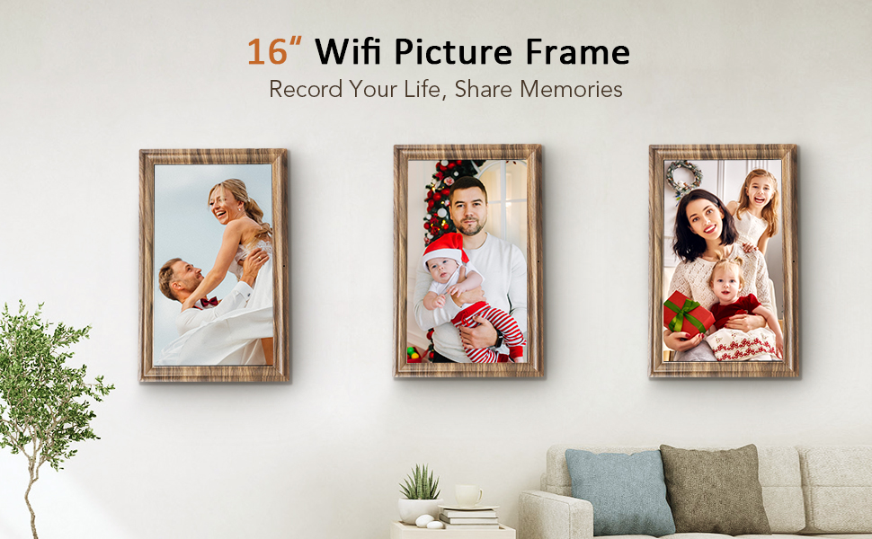 large digital picture frame