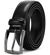 DOOPAI Mens Dress Belt - Genuine Leather Dress Belts For Men,Casual Suit Jeans Belt-Single Prong ...