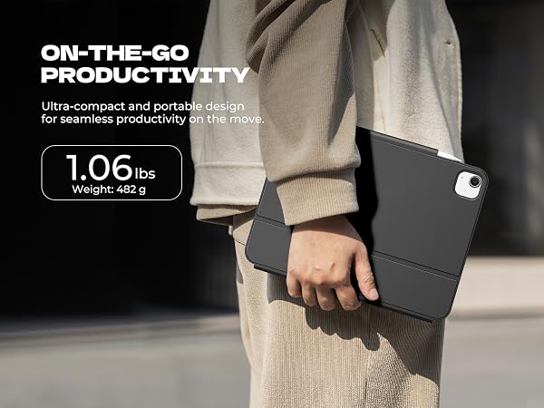 Dexnor Keyboard Case for iPad Air 5th/4th Gen