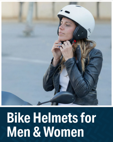 bike seats and helmets