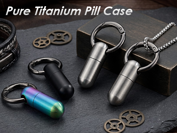 TC11 titanium pill case