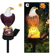 Eagle Solar Garden Lights,Eagle Statue Eagle Decor Garden Solar Light Outdoor Decor,Eagle Path LE...