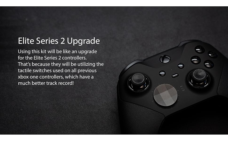 Elite Series 2 tactile switch LB/RB bumper button upgrade