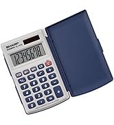 Sharp Electronics 8-Digit Twin Powered Calculator (EL-243S/EL-243SB), Standard Function, White