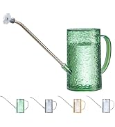 Small Watering Can for Indoor Plants - 34oz Leakproof Lightweight Pot with Long Spout & Bonus Sho...
