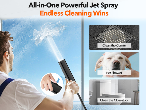 All-in-One Powerful Jet Spray