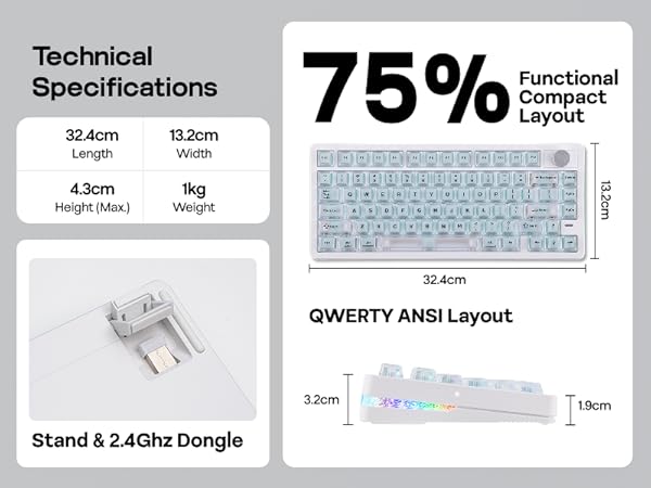 HE75 V2 Hall Effect Gaming Keyboard