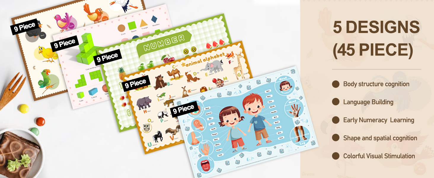 disposable placemats for toddlers