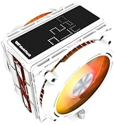 darkFlash E400 Plus CPU Air Cooler, 4 Copper Heat Pipes, Dual 120mm PWM ARGB Fans 2200RPM,Digital...