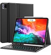 CHESONA iPad Pro 12.9 inch 2021 Case with Keyboard, Keyboard (for 12.9-inch iPad Pro - 5th Genera...