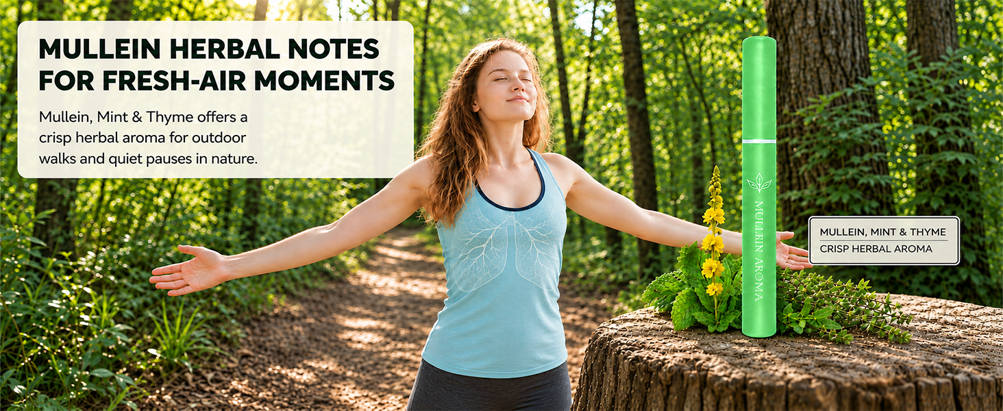 MULLEIN HERBAL NOTESFOR FRESH-AIR MOMENTS Mullein, Mint & Thyme