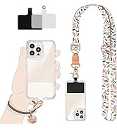 UKON Cell Phone Lanyard, Neck Strap and Wrist Strap for Phone Case Adjustable Crossbody Phone Str...
